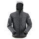 Snickers 1229 AllroundWork, Softshell Jacket with Hood - Steel Grey/Black