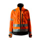 Snickers 1237 Hi-Vis Class 2/3, Women's Softshell Jacket - Hi-Vis Orange/Black