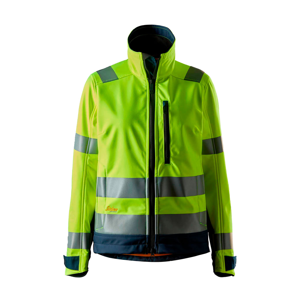 Snickers 1237 Hi-Vis Class 2/3, Women's Softshell Jacket