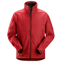 Snickers 1258 AllroundWork, Softshell Jacket - Chili Red/Black