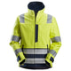Snickers 1260 ProtecWork, Softshell Jacket, Hi-Vis Class 3 - Hi-Vis Yellow/Navy