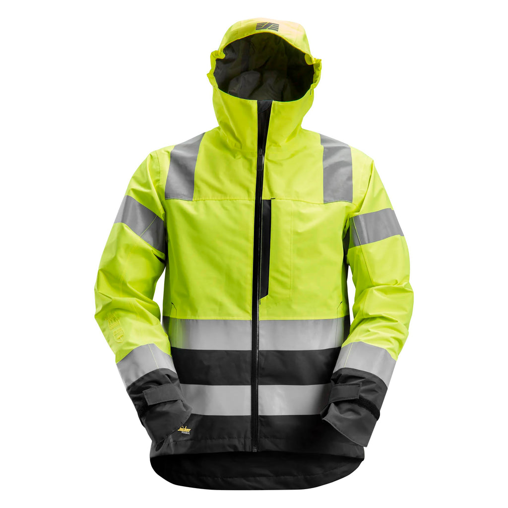 Snickers 1330 Hi-Vis Class 3, Waterproof Shell Jacket