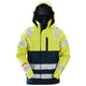 Snickers 1361 ProtecWork, Waterproof Shell Jacket, Hi-Vis Class 3 - Hi-Vis Yellow/Navy