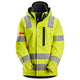 Snickers 1368 ProtecWork, Women's Waterproof Shell Jacket, Hi-Vis Class 3 - Hi-Vis Yellow/Navy