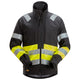 Snickers 1534 Hi-Vis Class 1, Jacket - Black/Hi-Vis Yellow