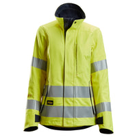 Snickers 1567 ProtecWork, Womans Jacket, Hi-Vis Class 3 - Hi-Vis Yellow/Navy