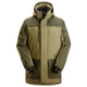 Snickers 1801 AllroundWork, Waterproof Insulated Parka - Khaki Green/Dark Khaki Green