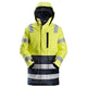 Snickers 1860 ProtecWork, Insulated Parka, Hi-Vis Class 3 - Hi-Vis Yellow/Navy