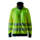 Snickers 2367 ProtecWork, Women's Arc Full Zip Sweater, Hi-Vis Class 3/2 - Hi-Vis Yellow/Navy