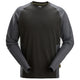 Snickers 2450 Two-Coloured Long Sleeve T-Shirt - Black/Steel Grey