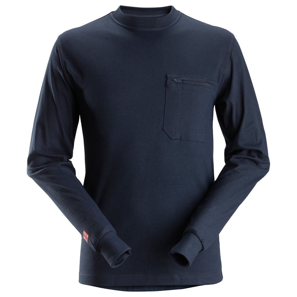 Snickers 2460 ProtecWork, Long Sleeve T-Shirt - Navy