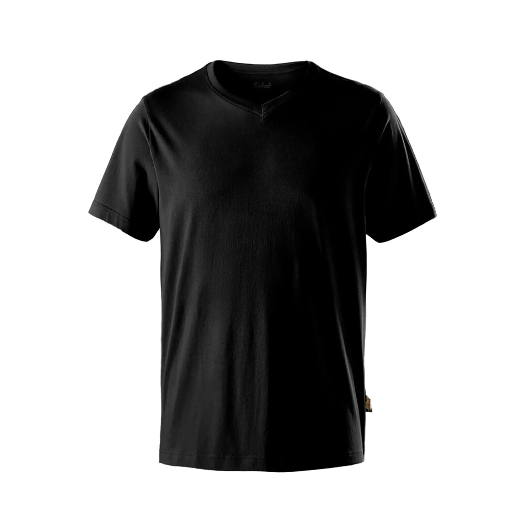 Snickers 2512 Classic V-Neck T-Shirt - Black
