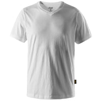 Snickers 2512 Classic V-Neck T-Shirt - White