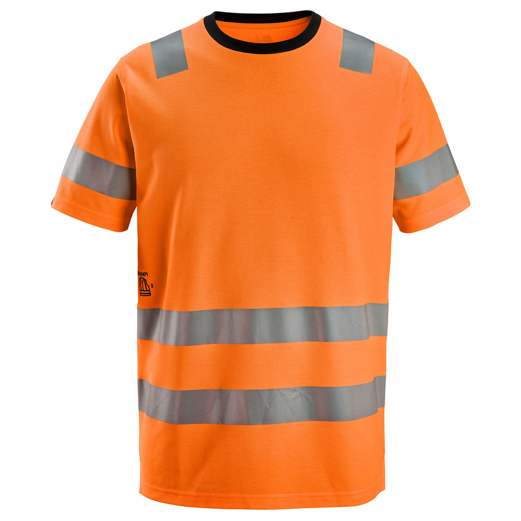 Snickers 2536 Hi-Vis Class 2, T-Shirt - Hi-Vis Orange