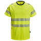 Snickers 2539 Hi-Vis Class 2, T-shirt - Hi-Vis Yellow/Navy