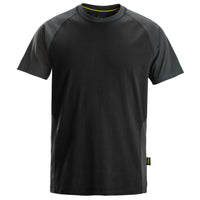 Snickers 2550 Two-Coloured T-Shirt - Black/Steel Grey