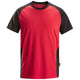 Snickers 2550 Two-Coloured T-Shirt - Chili Red/Black