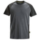 Snickers 2550 Two-Coloured T-Shirt - Steel Grey/Black