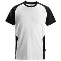 Snickers 2550 Two-Coloured T-Shirt - White/Black