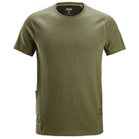 Snickers 2556 Stay Fresh T-Shirt - Khaki Green