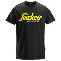 Snickers 2586 Classic Logo T-Shirt - Black