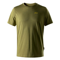 Snickers 2588 Classic Small Logo T-Shirt - Khaki Green