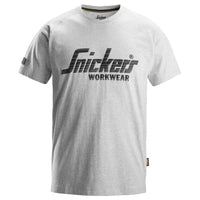 Snickers 2590 Logo T-shirt - Grey Melange