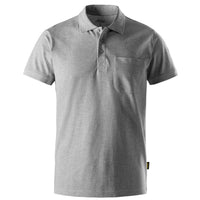 Snickers 2708 Classic Pocket Polo Shirt - Grey Melange