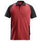 Snickers 2750 Two-Coloured Polo Shirt - Chili Red/Black