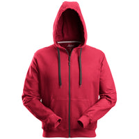 Snickers 2801 Zip Hoodie - Chili Red