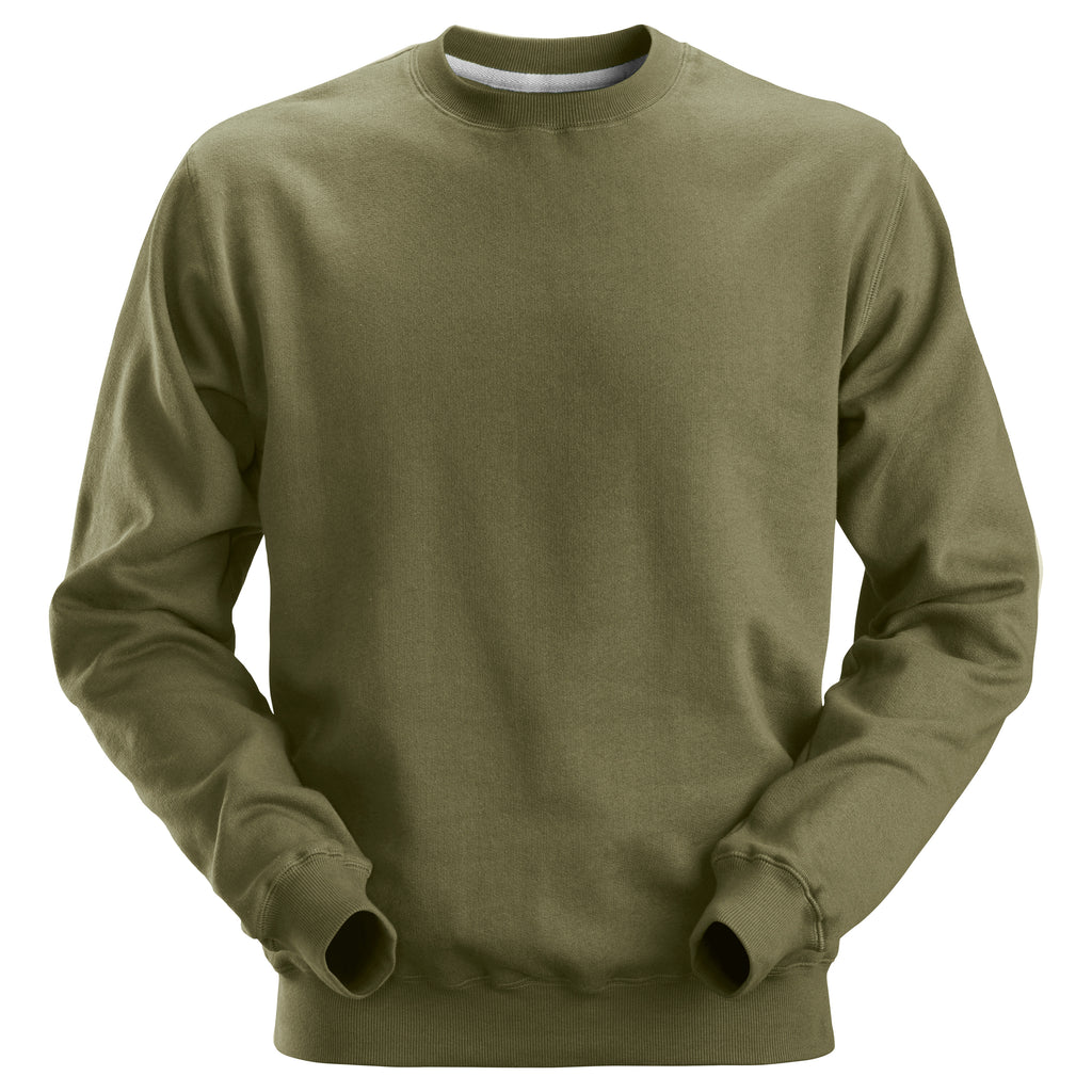 Snickers 2810 Sweatshirt - Khaki Green