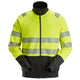 Snickers 2835 Hi-Vis Class 2, Full Zip Jacket - Hi-Vis Yellow/Black