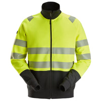 Snickers 2835 Hi-Vis Class 2, Full Zip Jacket - Hi-Vis Yellow/Black