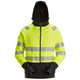 Snickers 2839 Hi-Vis Class 2, Full Zip Hoodie - Hi-Vis Yellow/Black