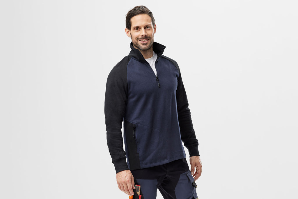 Snickers 2841 Two-Coloured Half-Zip Sweatshirt