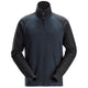 Snickers 2841 Two-Coloured Half-Zip Sweatshirt - Navy/Black