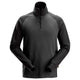 Snickers 2841 Two-Coloured Half-Zip Sweatshirt - Steel Grey/Black