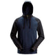 Snickers 2842 Two-Coloured Half-Zip Hoodie - Navy/Black