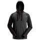 Snickers 2842 Two-Coloured Half-Zip Hoodie - Steel Grey/Black
