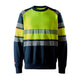 Snickers 2869 ProtecWork, Sweatshirt, Hi-Vis Class 1 - Navy/Hi-Vis Yellow