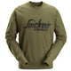 Snickers 2892 Logo Sweatshirt - Khaki Green