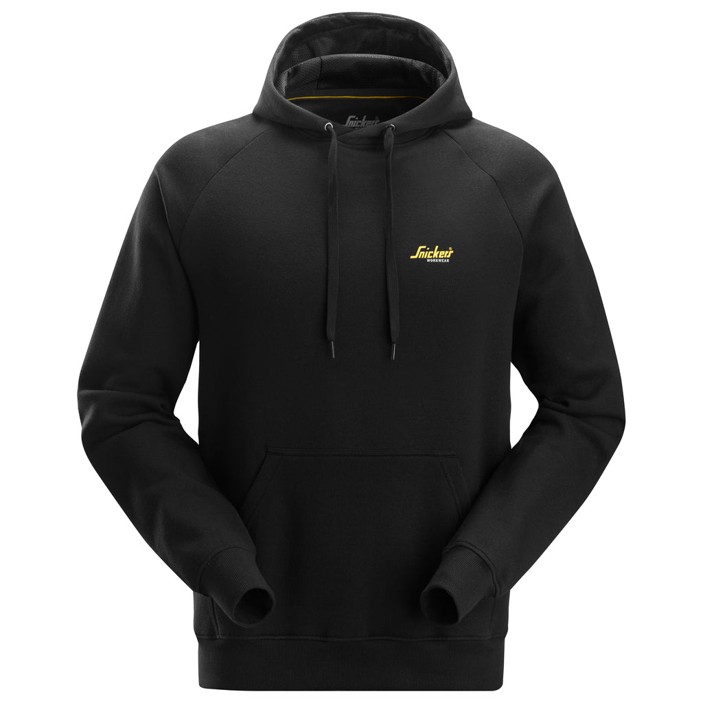 Snickers 2896 Small Logo Hoodie - Black
