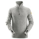 Snickers 2905 AllroundWork, ½-Zip Wool Sweater - Grey Melange