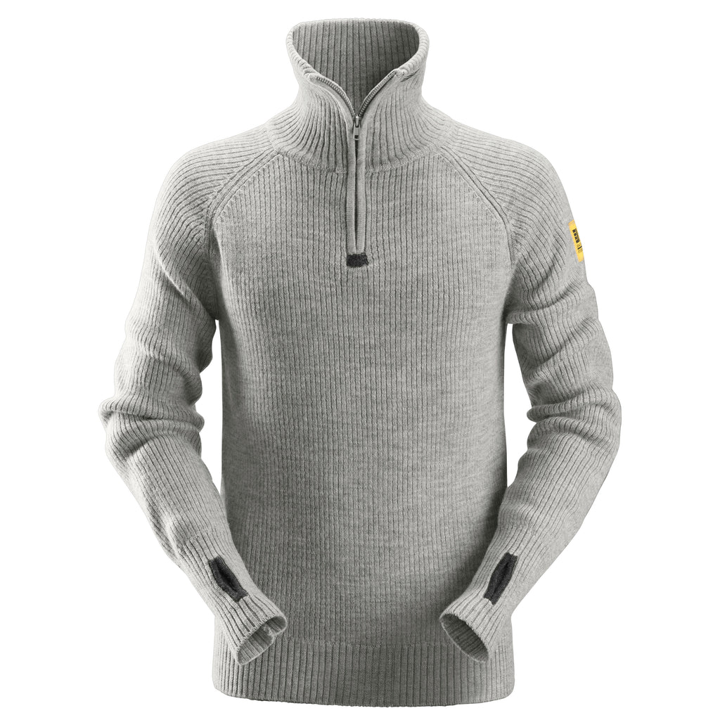 Snickers 2905 AllroundWork, ½-Zip Wool Sweater