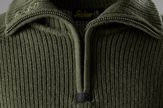 SnickersSweaters_Tonal Zipper And Embroidery Details