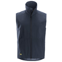 Snickers 4505 AllroundWork, Windproof Soft Shell Vest - Navy