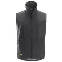 Snickers 4505 AllroundWork, Windproof Soft Shell Vest - Steel Grey