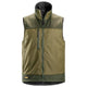 Snickers 4506 AllroundWork, Softshell Stretch Vest - Khaki Green/Dark Khaki Green