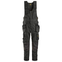 Snickers 6012 Allroundwork Stretch Onepiece Trousers Holster Pockets Black Black Main