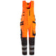 Snickers 6013 Highvis Class 2 Onepiece Trousers Holster Pockets Hi Vis Orange Black Main